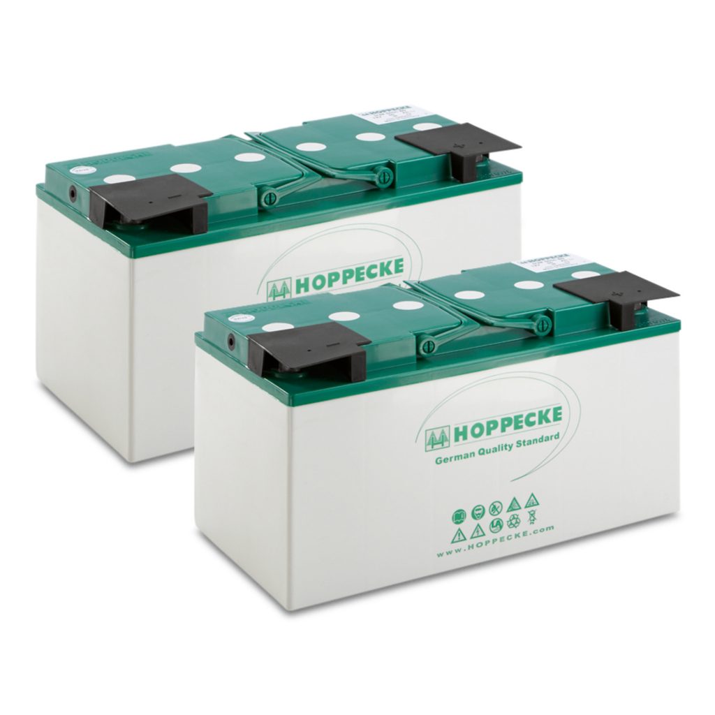 Battery kit AGM 2x 12V/80Ah, 24 V, 80 Ah, χωρίς συντήρηση